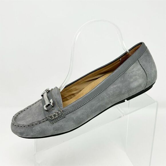 Vionic Women's Kenya Slip On Gray Loafers 9.5 Slip-On with Orthaheel Technology - Picture 1 of 12
